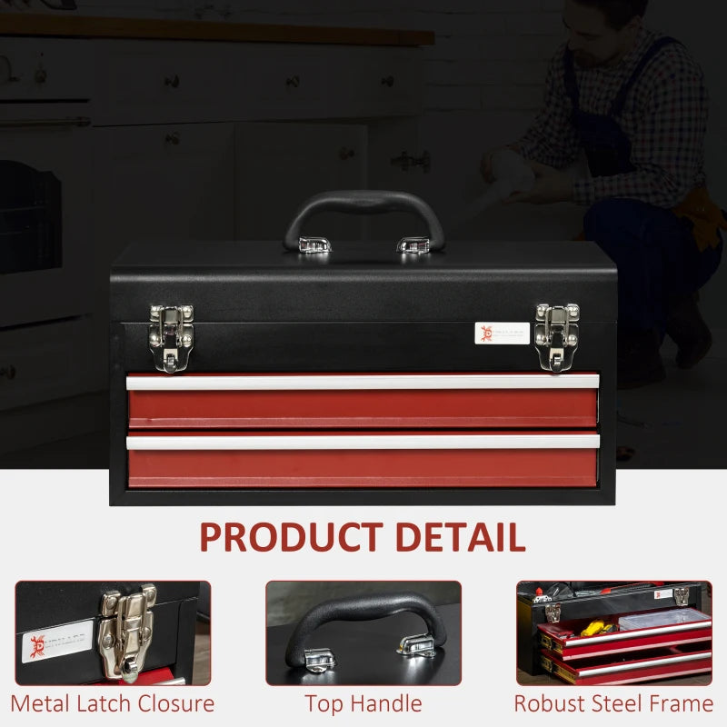 Lockable Tool Chest with Ball Bearing Runners