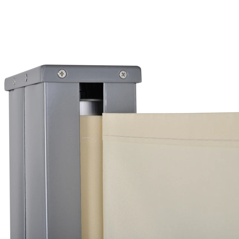 Beige 6m x 1.6m Pull Out Side Awning