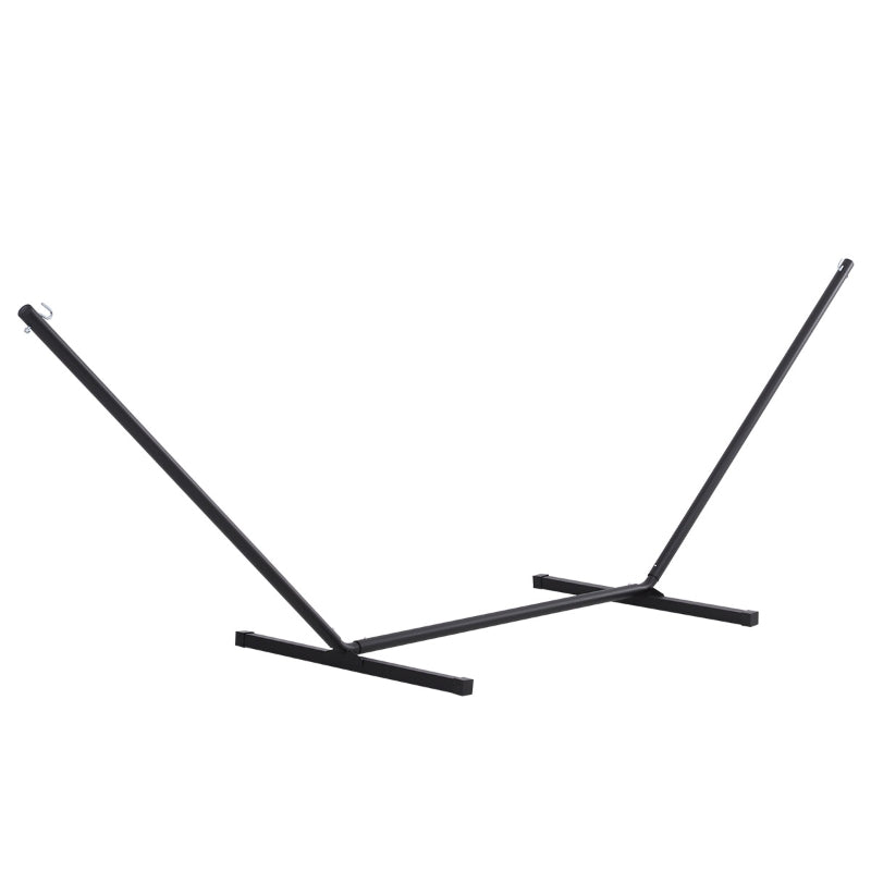 Universal Metal Hammock Stand - 3.6m Extra-long - Outdoor Garden Camping - Stand Only (Black)