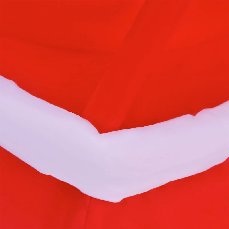 8ft Christmas Inflatable Santa Claus Snowman Hot Air Balloon - LED Outdoor Indoor Xmas Decoration, Blow Up Holiday Decor