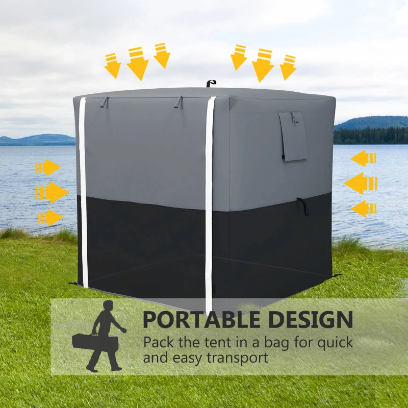 Black 2x2m Pop-Up Gazebo Kit