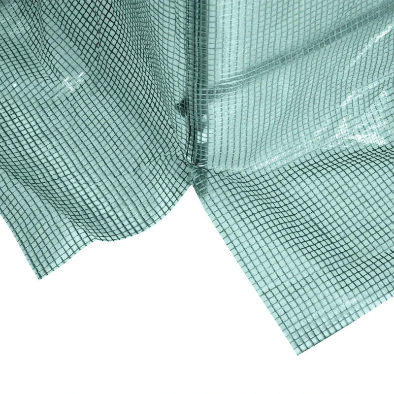 2.5m x 2m Reinforced Walk in Polytunnel Greenhouse with Roll Up Door