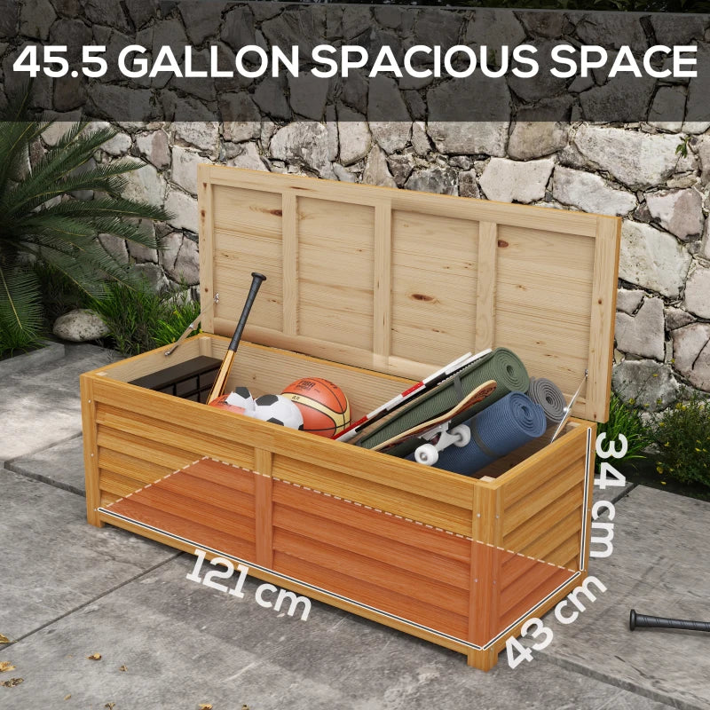 Wooden Outdoor Storage Box for Any Space