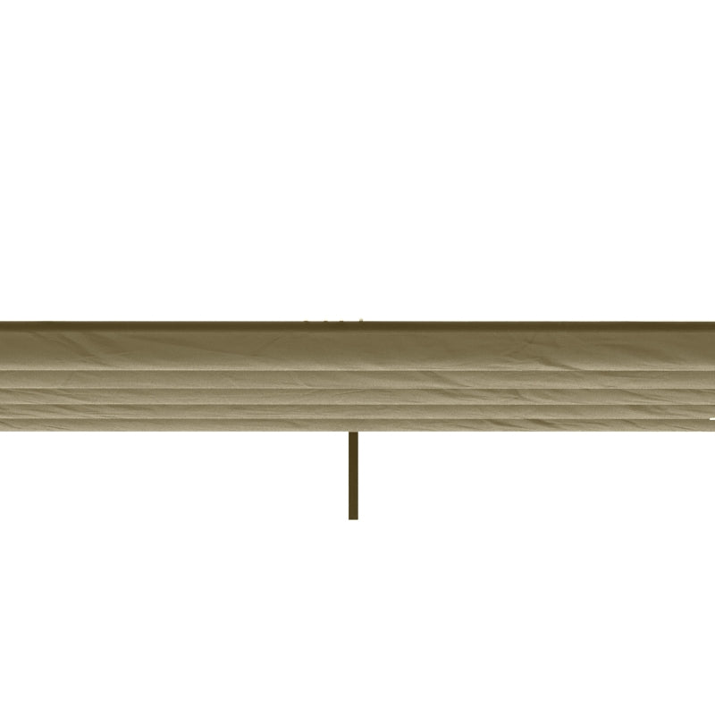 Tan Retractable Pergola Canopy for 3x3m Gazebo