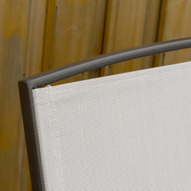 Brown/Khaki 2-Seater Metal Garden Glider Loveseat with Glass Top Table