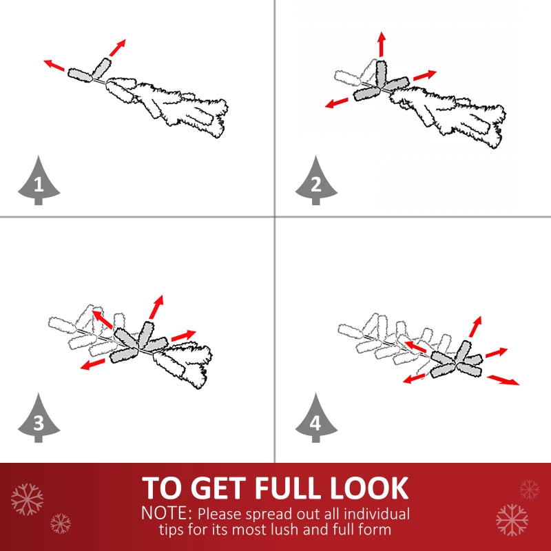 55CM Pre-lit Christmas Wreath with 50 Warm White LEDs - Perfect Artificial Door Decoration for Holiday Cheer
