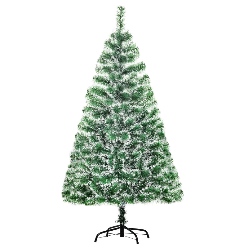 5FT Artificial Christmas Tree with Metal Stand - Indoor Holiday Decoration & Perfect Xmas Gift - Lush Branch Tips