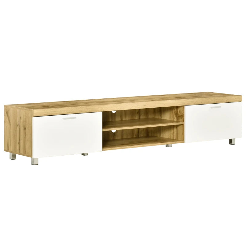 Modern TV Unit Cabinet Entertainment Center for TVs up to 90 Inches with Storage Shelf for Living Room and Bedroom