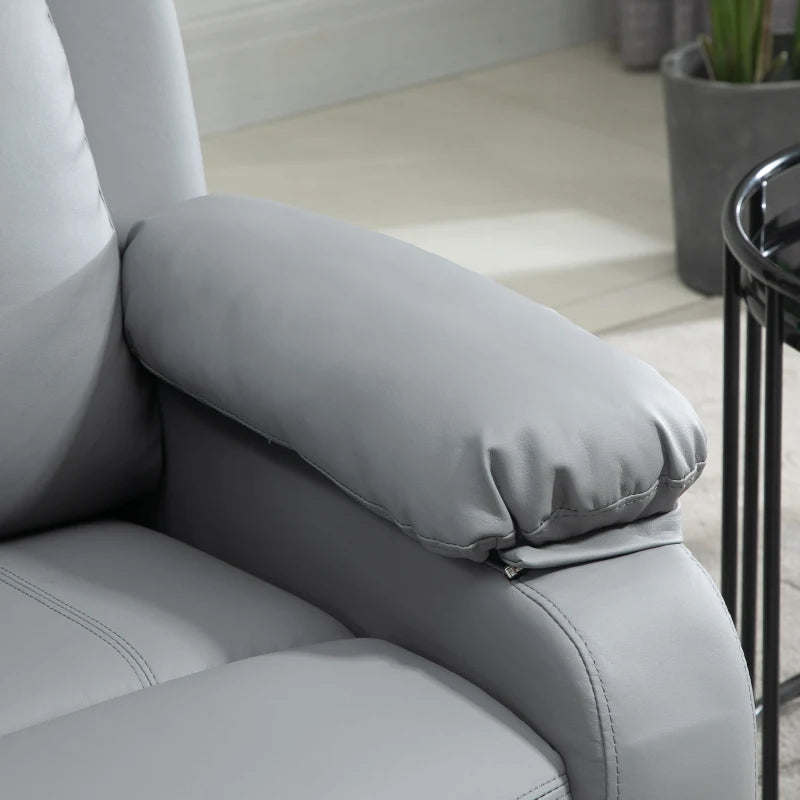 Electric Recliner Chair with Massage and Heat for Elderly, Power Lift Armchair with Remote Control and Extended Footrest