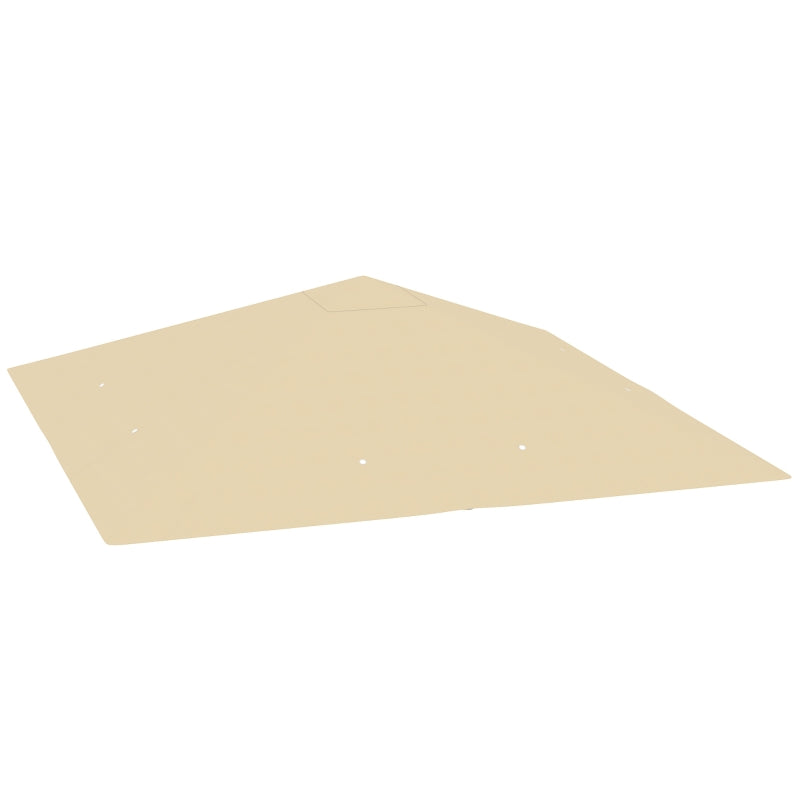 Beige 3x3m Garden Gazebo Canopy Replacement Cover