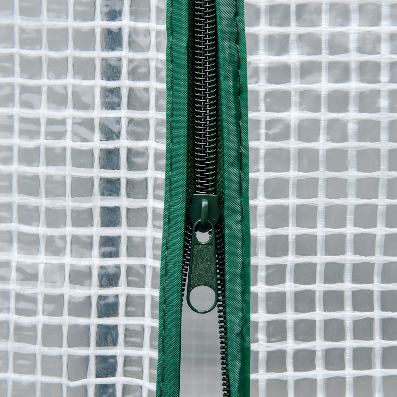 Natural Wood Raised Garden Bed with PE Cover