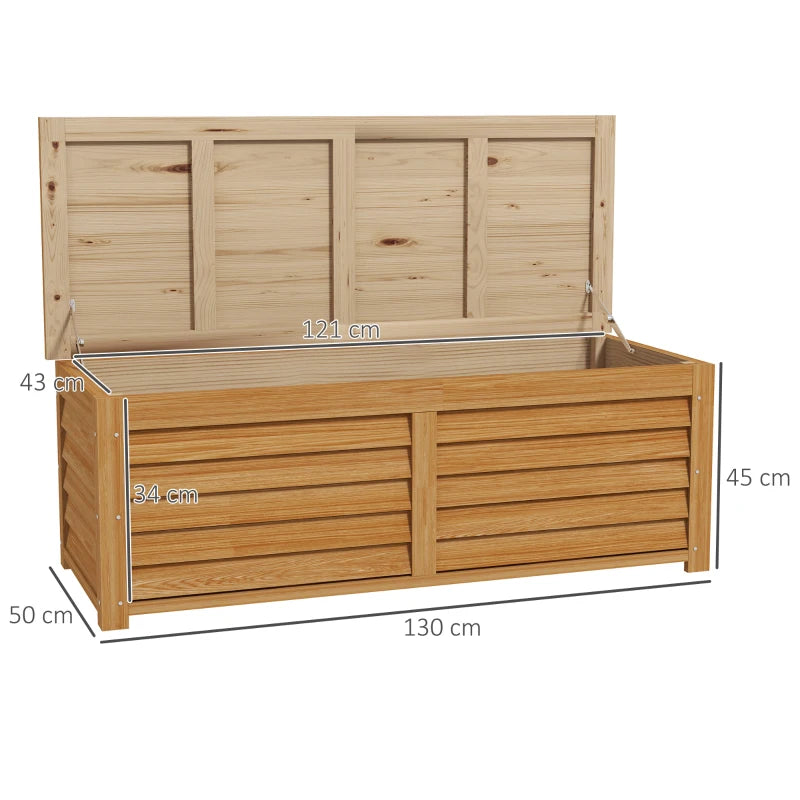 Wooden Outdoor Storage Box for Any Space