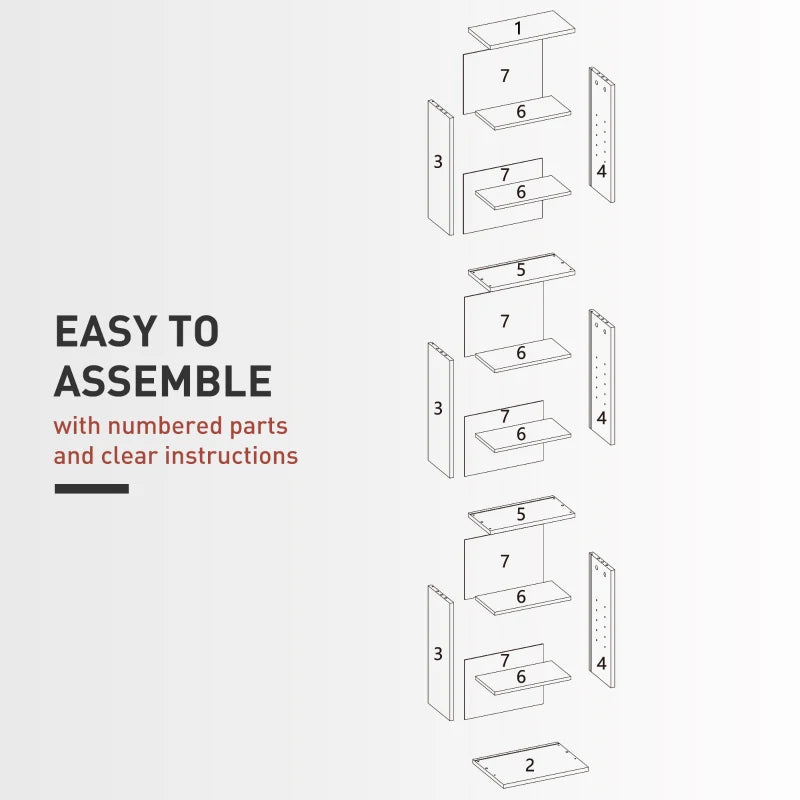 Stylish 260 Narrow CD Storage Unit in Black - Space-Saving Organizer for CDs, DVDs, and Media Collections