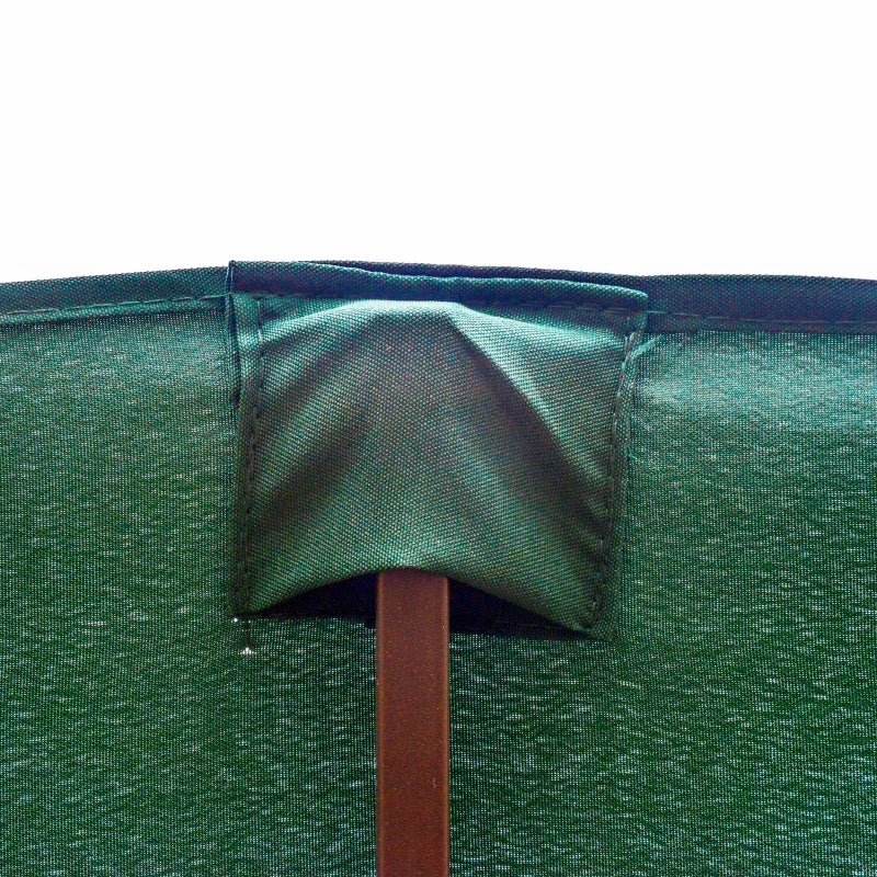 Dark Green 4.6M Double-sided Crank Sun Umbrella Canopy