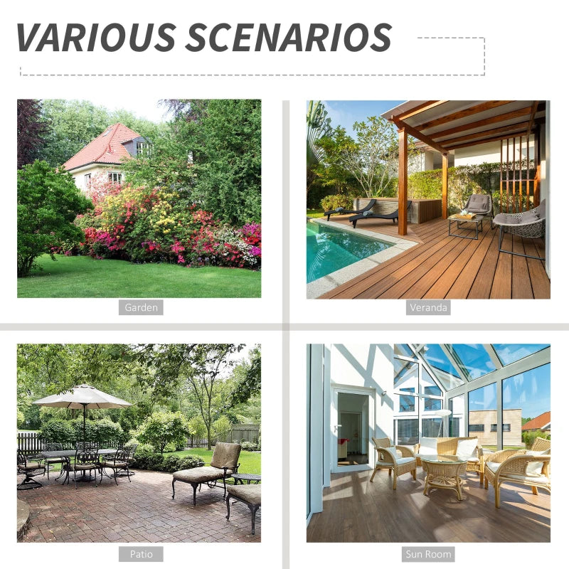 Set of 4 Brown Folding Rattan Chairs - Stylish Outdoor Seating for Patio, Garden, and Events