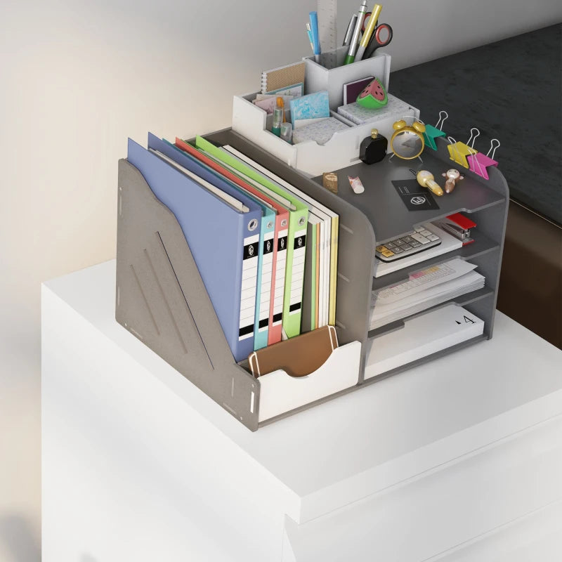 Vinsetto Mobile 3-Drawer Filing Cabinet with Lock - Steel Under Desk Storage for A4, Legal & Letter Size - White