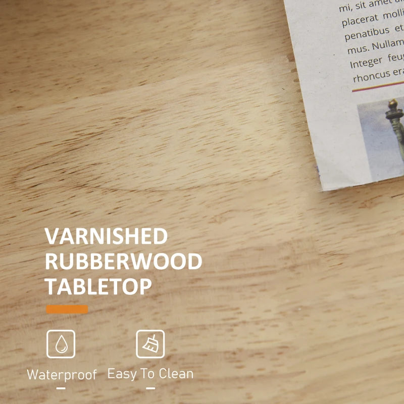 Mobile Kitchen Island on Wheels - Rolling Storage Trolley with Rubber Wood Top, 2-Door Cabinets, Adjustable Shelf & Spice Rack