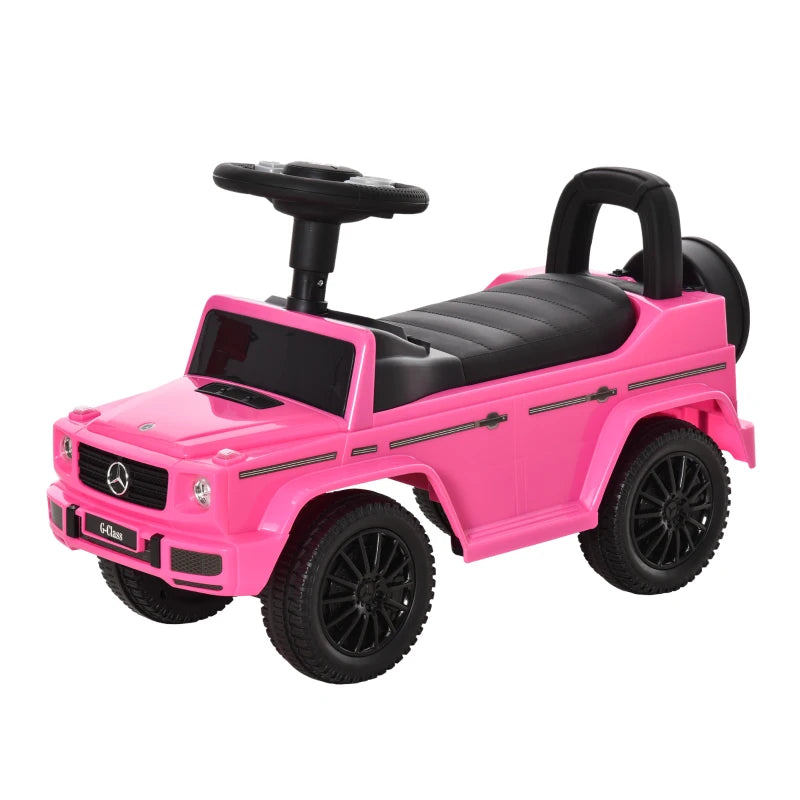 Licensed 3 in 1 Kids Ride On Car Foot To Floor Slider Push Along Toy Pink 12-36 Months