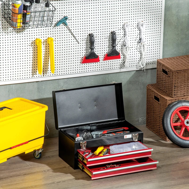 Lockable Tool Chest with Ball Bearing Runners