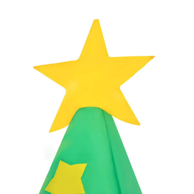 7FT Christmas Inflatable Tree with LED Lights - Perfect Indoor & Outdoor Holiday Decoration
