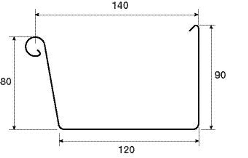 Lindab Rectangular Gutter