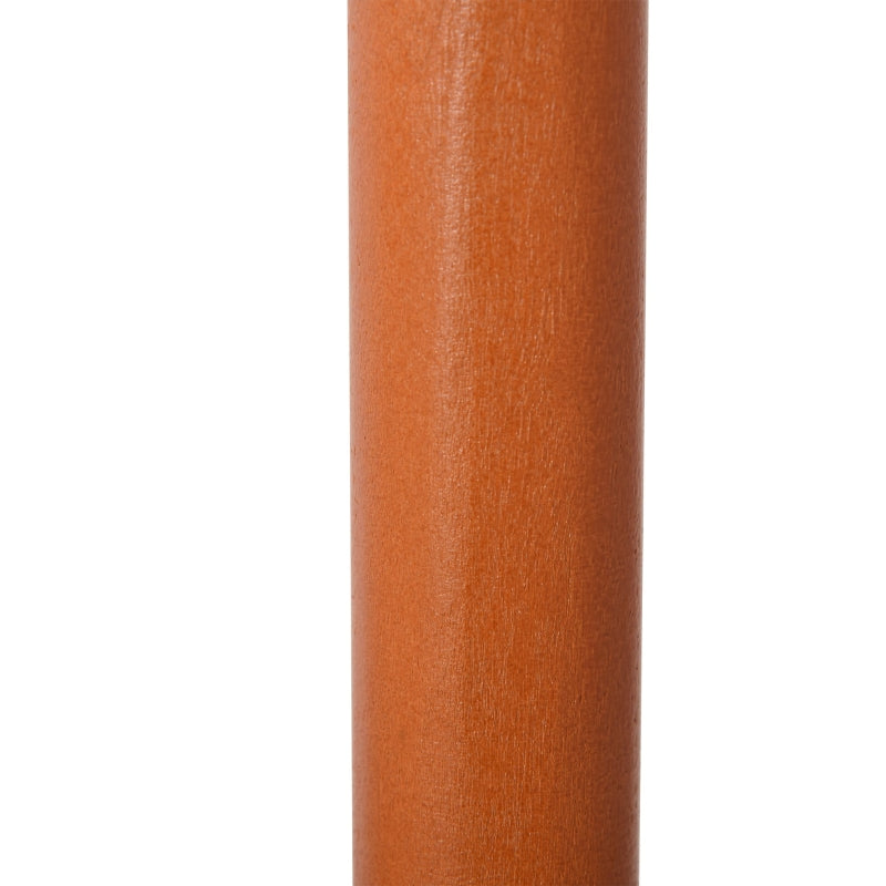 Red 2.5m Round Garden Parasol Umbrella with Wooden Pole