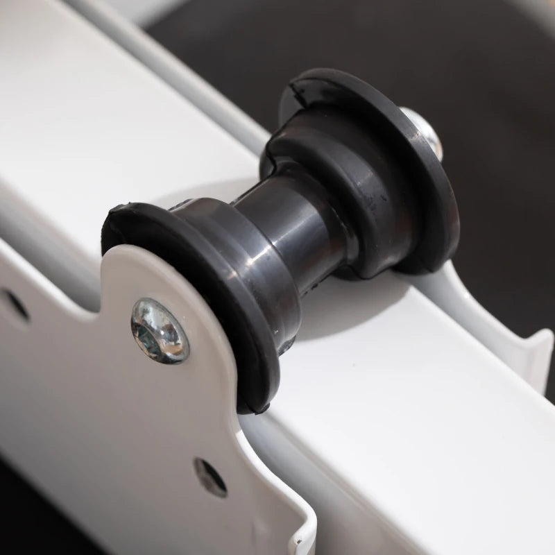 2 in 1 Core Abdominal Trainer Sit Up Bench with LCD Screen Adjustable Fitness Crunch Machine for Home Gym