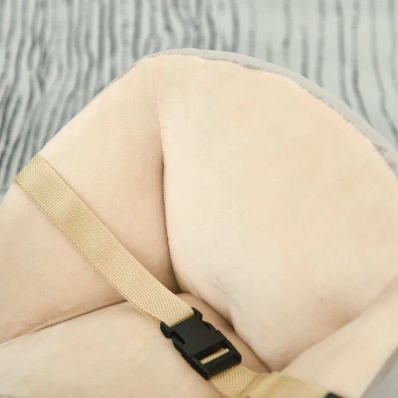 Kids Plush Rocking Horse with Sound | Safe Wooden Base Ride-On Donkey Toy for Toddlers 18-36 Months - Grey