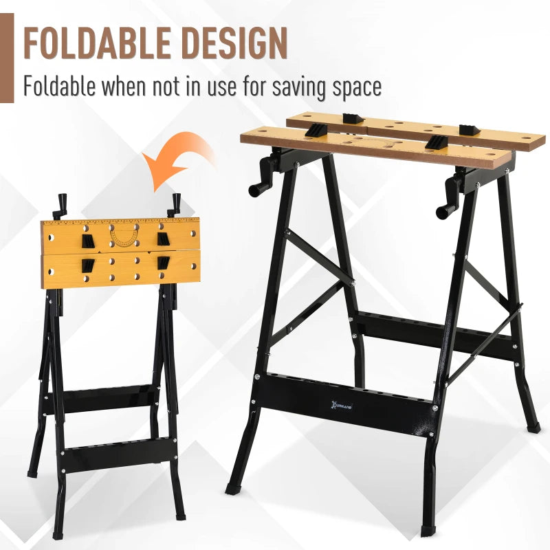 4-in-1 Folding Workbench for DIY Projects