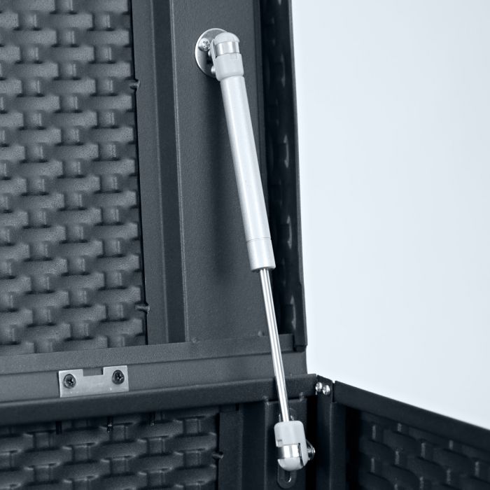 Metal Deck Box - Anthracite Storage Solution