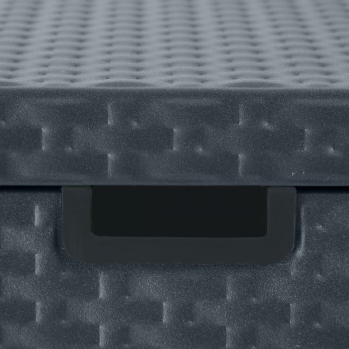 Metal Deck Box - Anthracite Storage Solution