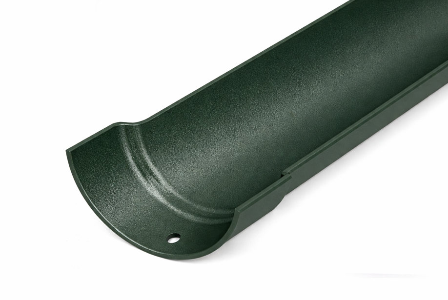 Alumasc 100mm (4") Half Round Cast Aluminium Gutter 1.83m length - One of 26 Standard Matt RAL colours TBC