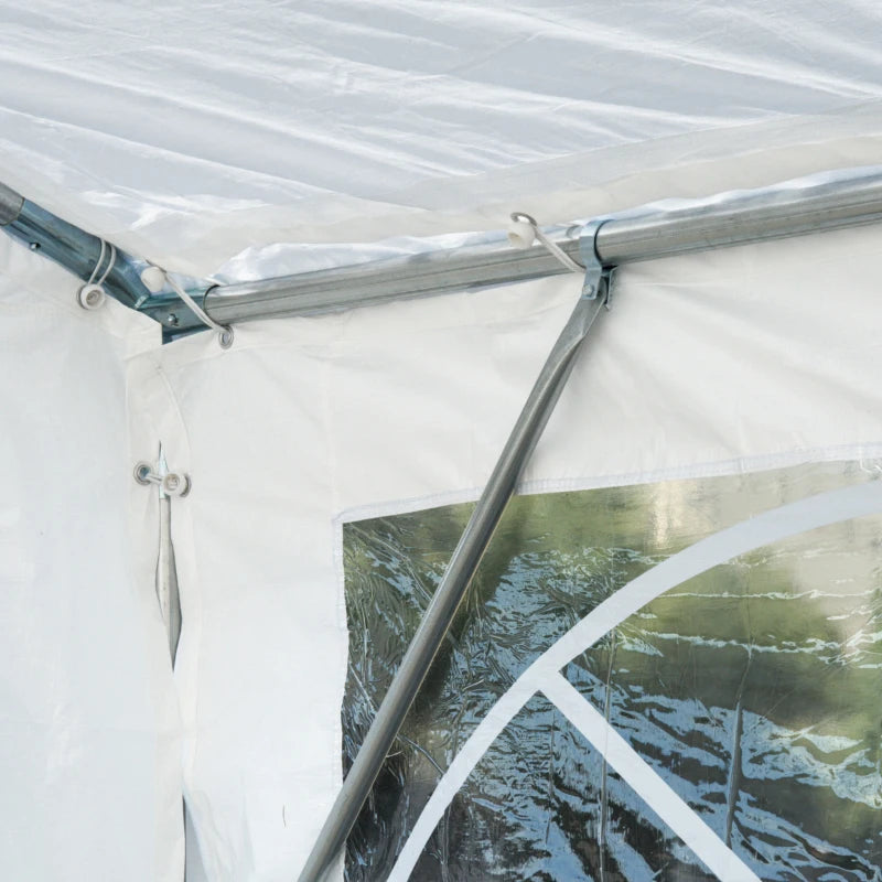 8m x 4m Heavy Duty Garden Gazebo Party Tent Waterproof Carport Event Shelter Outdoor Canopy