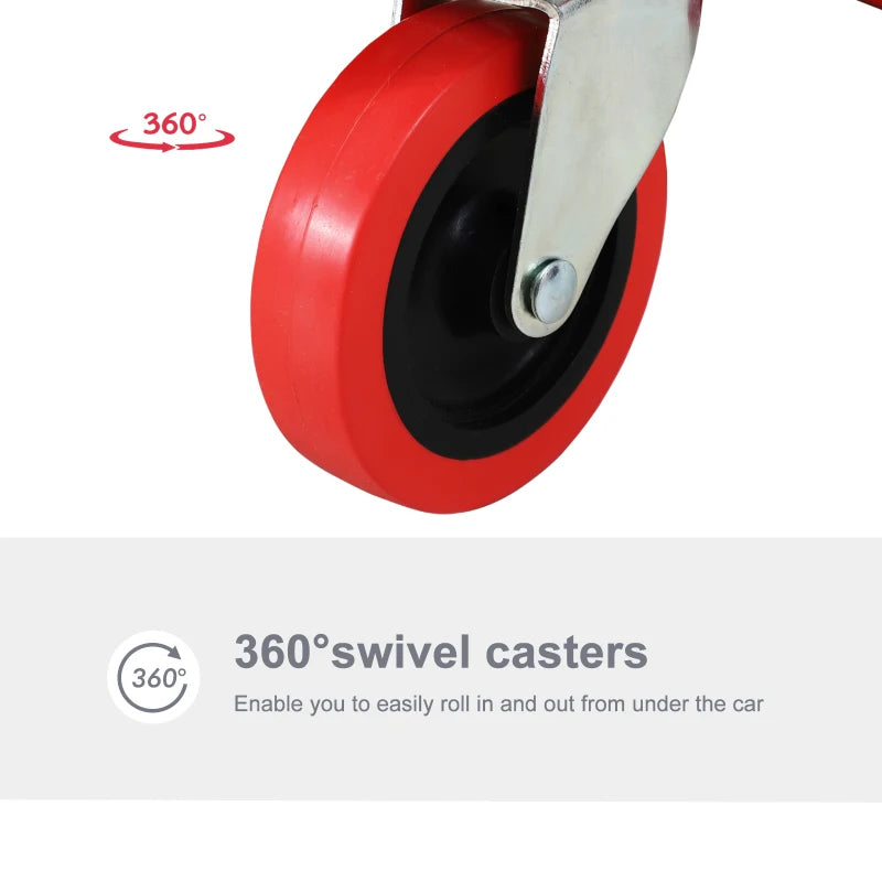 Padded Rolling Mechanic Creeper for Garage Repairs