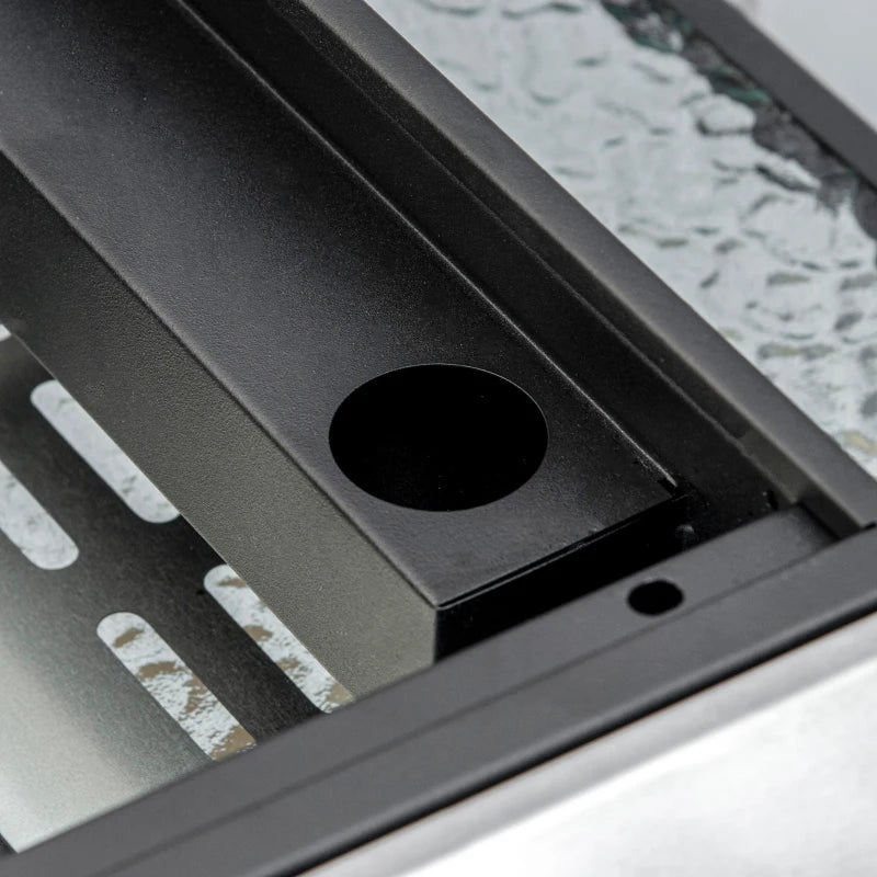 Portable Stainless Steel Gas Plancha Grill - 6kW, Non-Stick Griddle