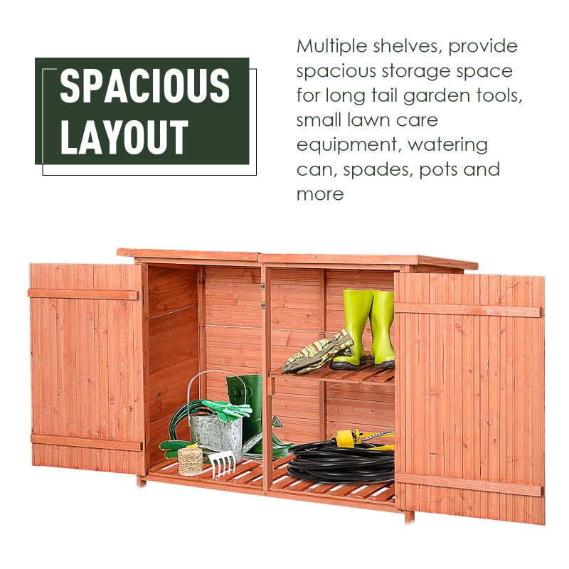 Wooden Garden Tool Shed