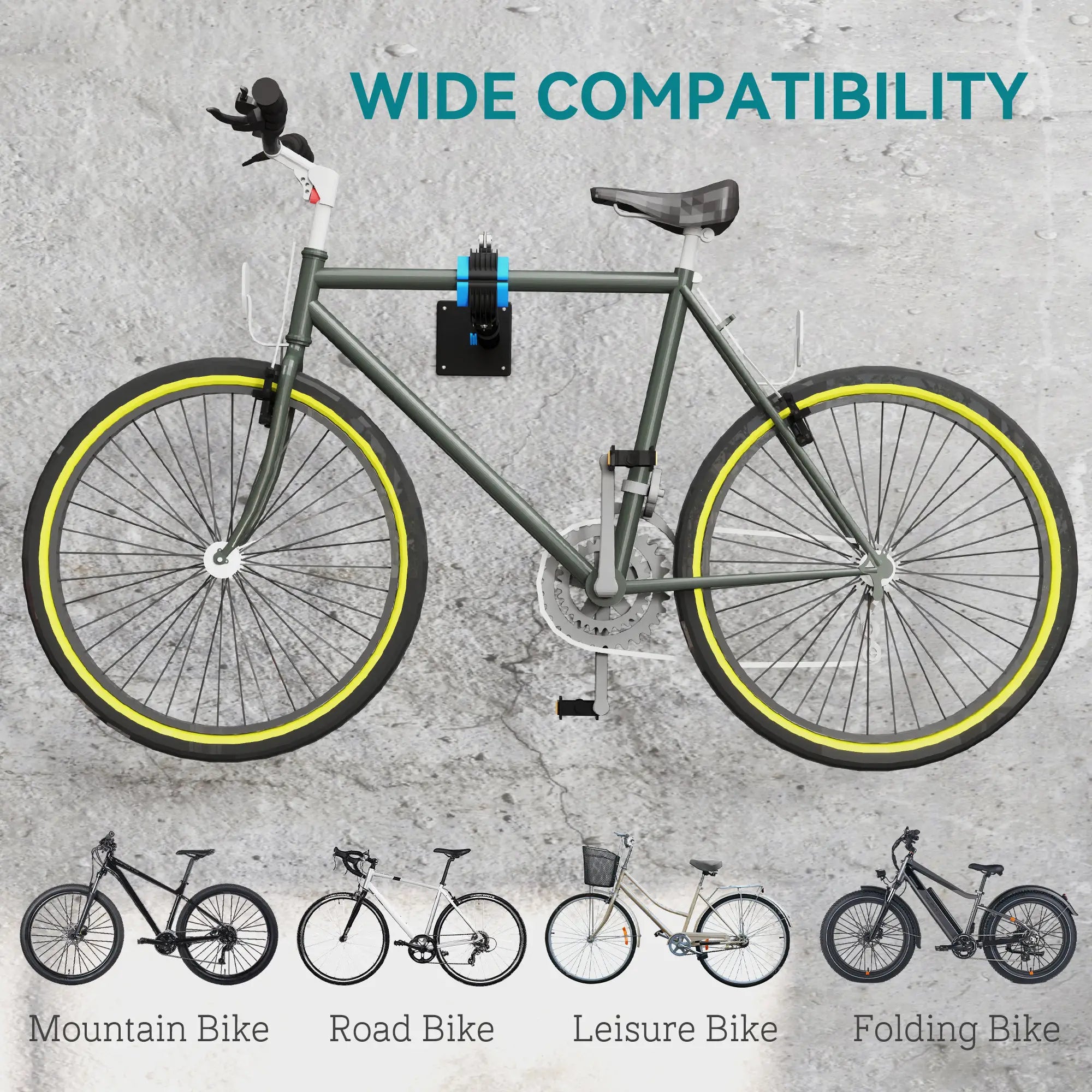 Wall Mounted Bike Repair Stand - Fully Adjustable