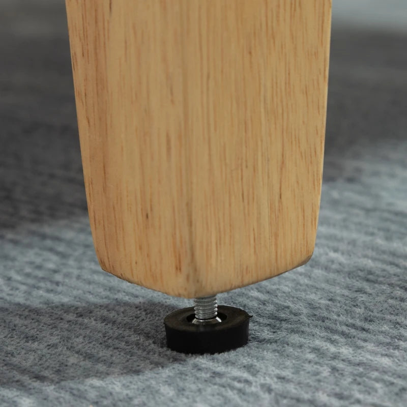 Modern Dining Chairs Set of 2 - Stylish Accent Chairs with Patterned Upholstery & Rubber Wood Legs for Kitchen & Living Room, Grey