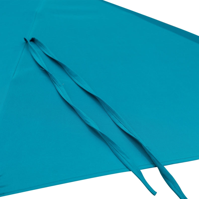 Blue 4.6m Canopy Parasol