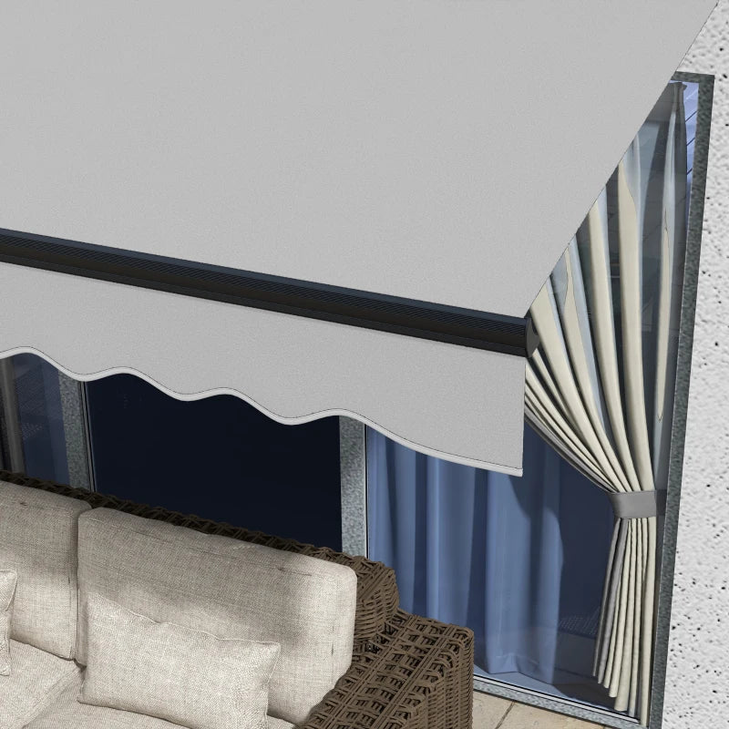 3m x 2m Grey/White Electric Awning Canopy