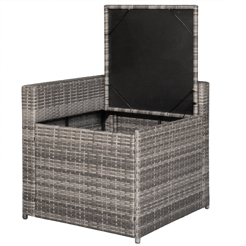 6-Seater Rattan Corner Sofa Set Set With Cushions
