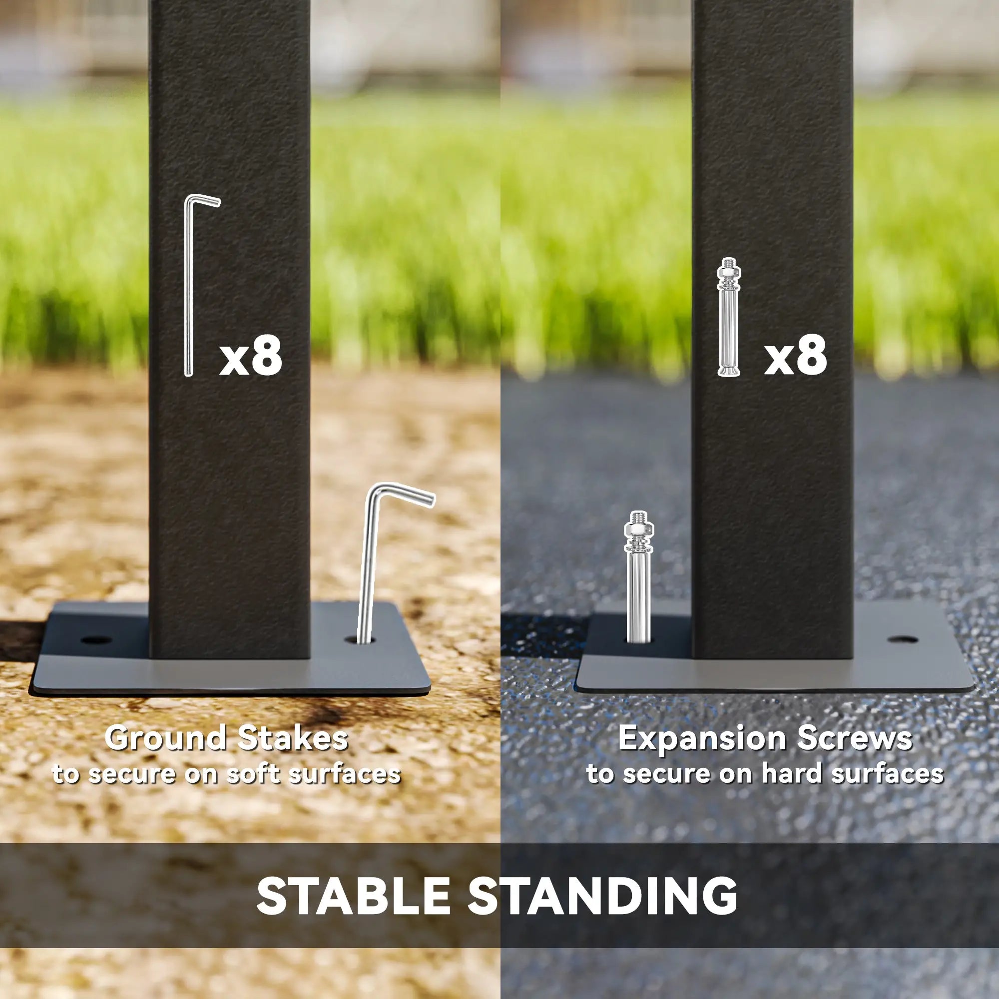 Extendable Metal Hard Top Gazebo with Wheels, UPF30+