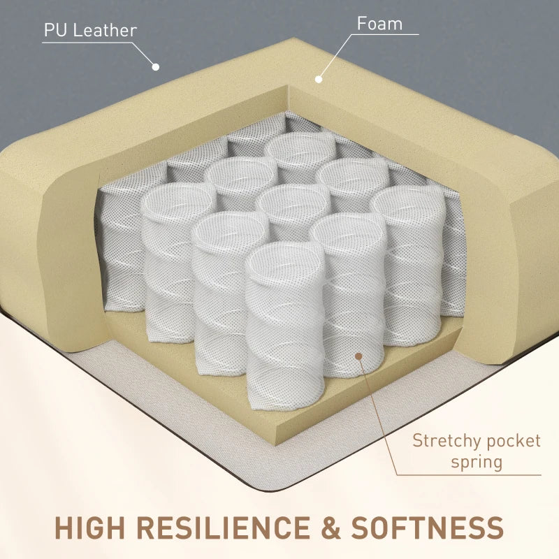 Comfortable Massage Recliner Chair with 8 Vibration Settings, Heat Function, Cup Holders, and Side Pockets in Light Grey