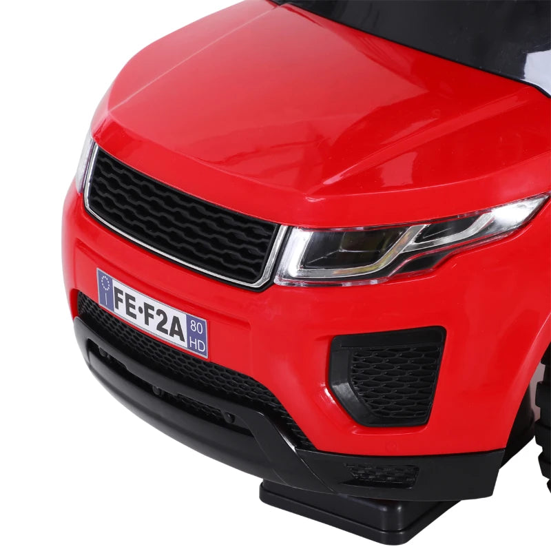 3-in-1 Ride On Car for Toddlers - Foot-to-Floor Slider with Horn & Steering Wheel, Safe Design, Red, 1-3 Years