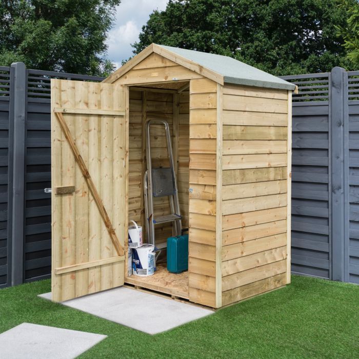 4x3 Wooden Overlap Shed