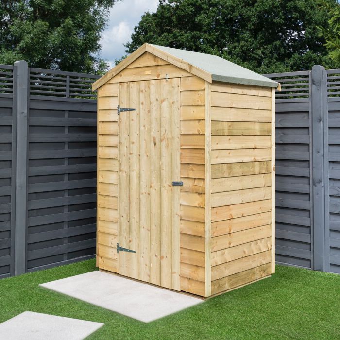 4x3 Wooden Overlap Shed