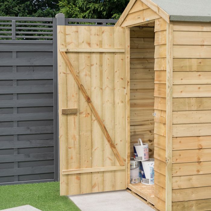 4x3 Wooden Overlap Shed