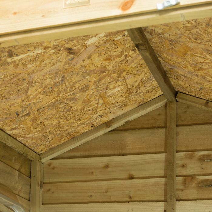 4x3 Wooden Overlap Shed