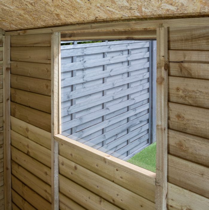 6x4 Wooden Overlap Shed - Garden Storage