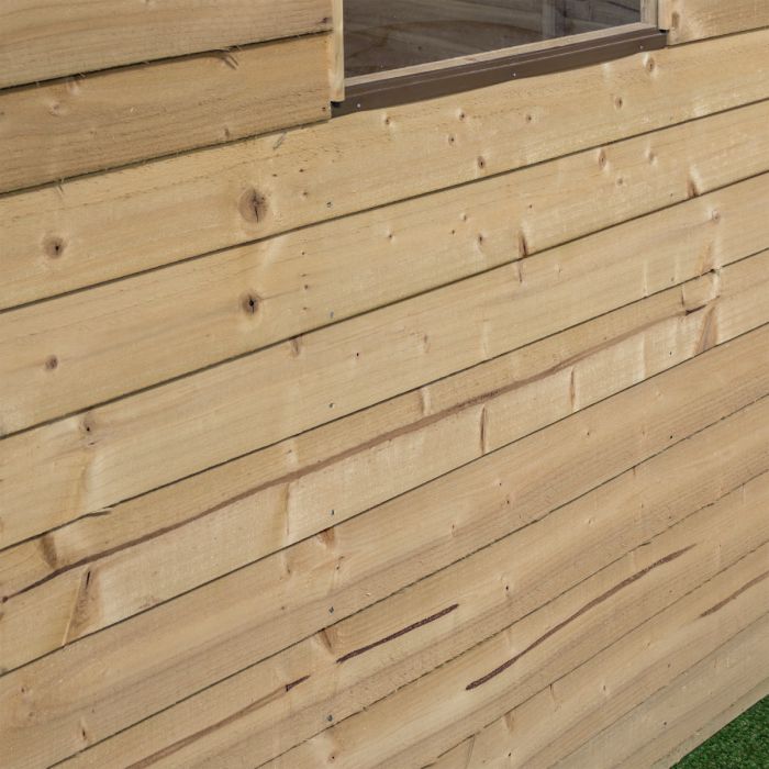6x4 Wooden Overlap Shed - Garden Storage